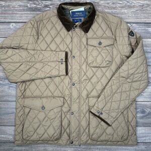 Polo Ralph Lauren Mens Big & Tall Beaton Quilted Jacket Brown Size 4XLT NWT $328